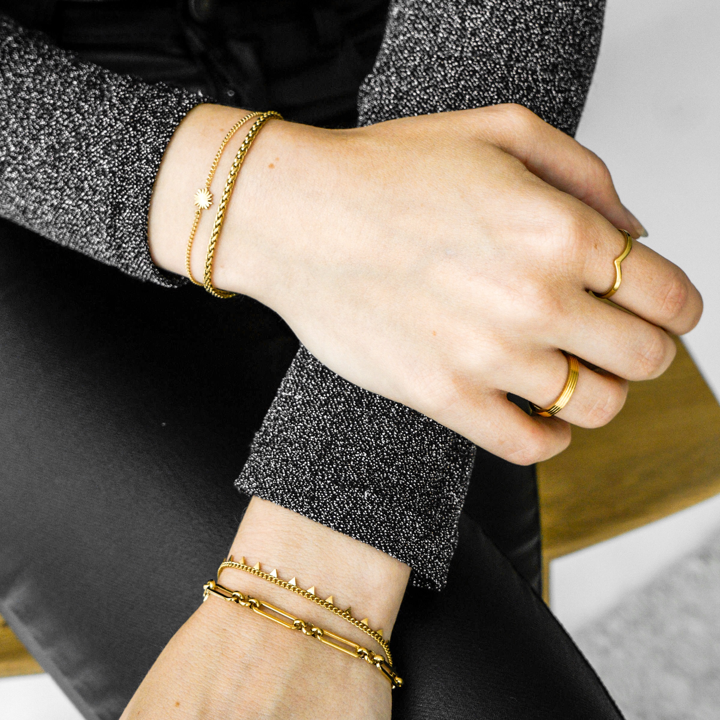 Armband kleine driehoekjes Armband kleine driehoekjes