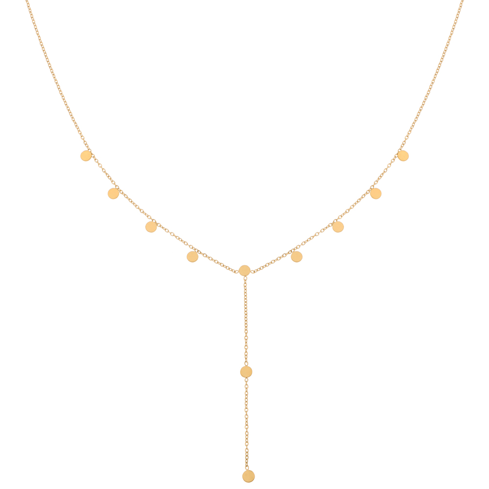 Ketting met muntjes goud Ketting met muntjes goud