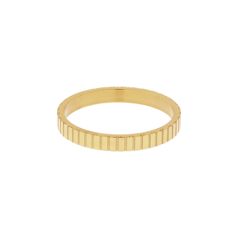 Ring minimalistische streepjes goud Ring minimalistische streepjes goud