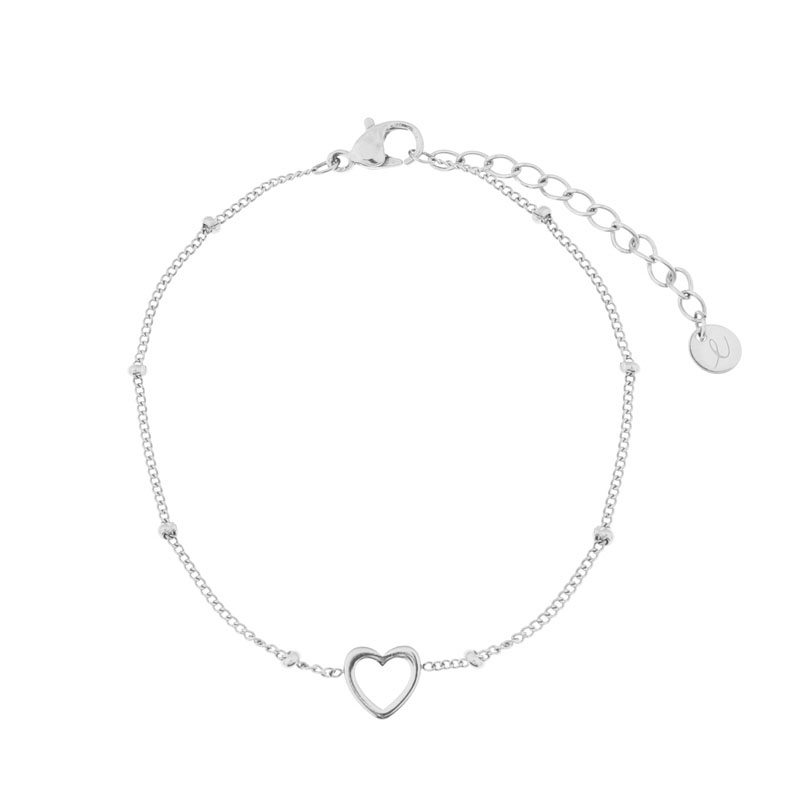 Bracelet share open heart silver Bracelet share open heart silver