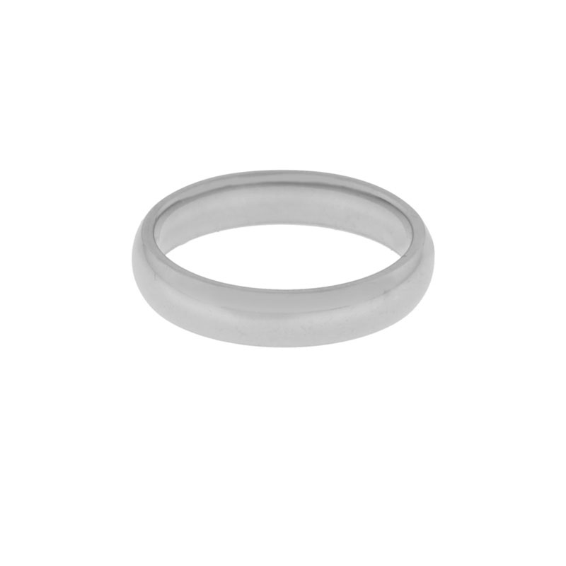 Ring basic round large silver Ring basic round large silver