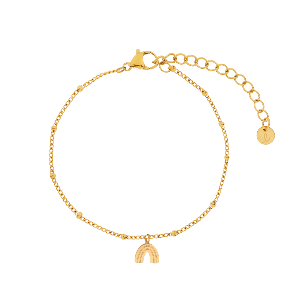 Bracelet charm rainbow gold Bracelet charm rainbow gold