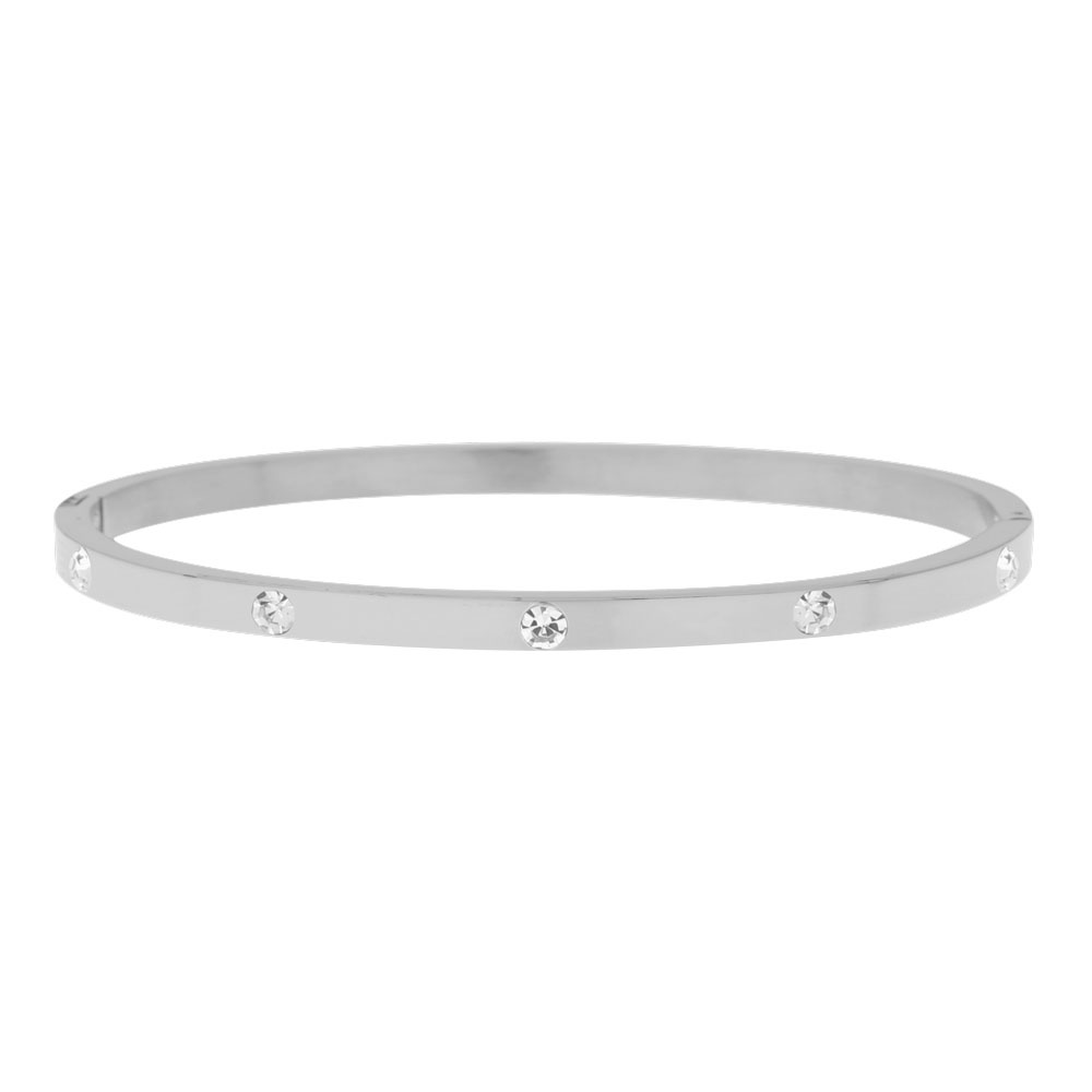 Bangle bracelet stones