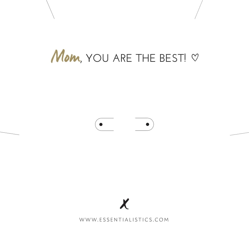 Jewellery card - Mom you are the best