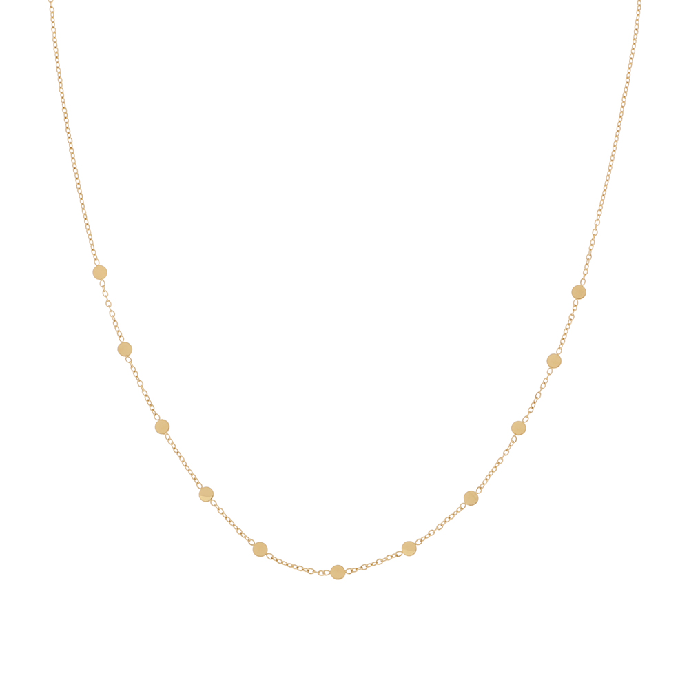 Necklace classic coins gold