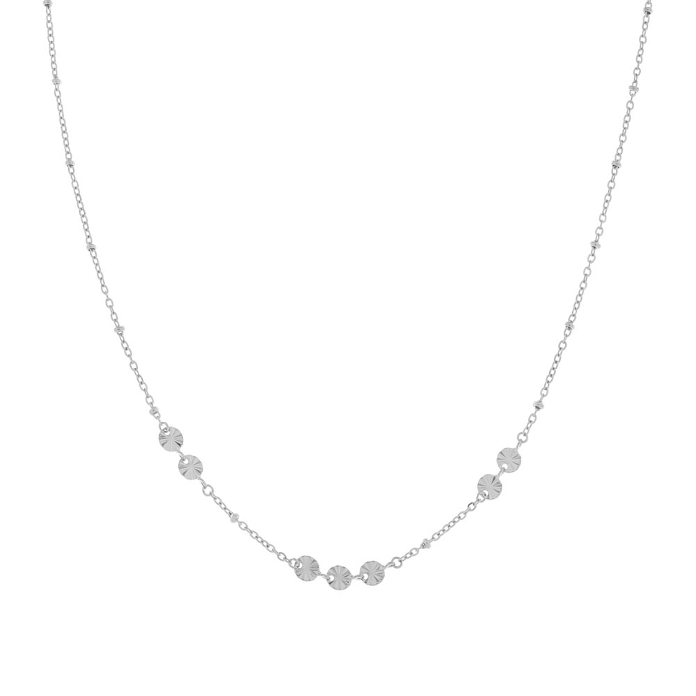 Necklace iconic coins silver