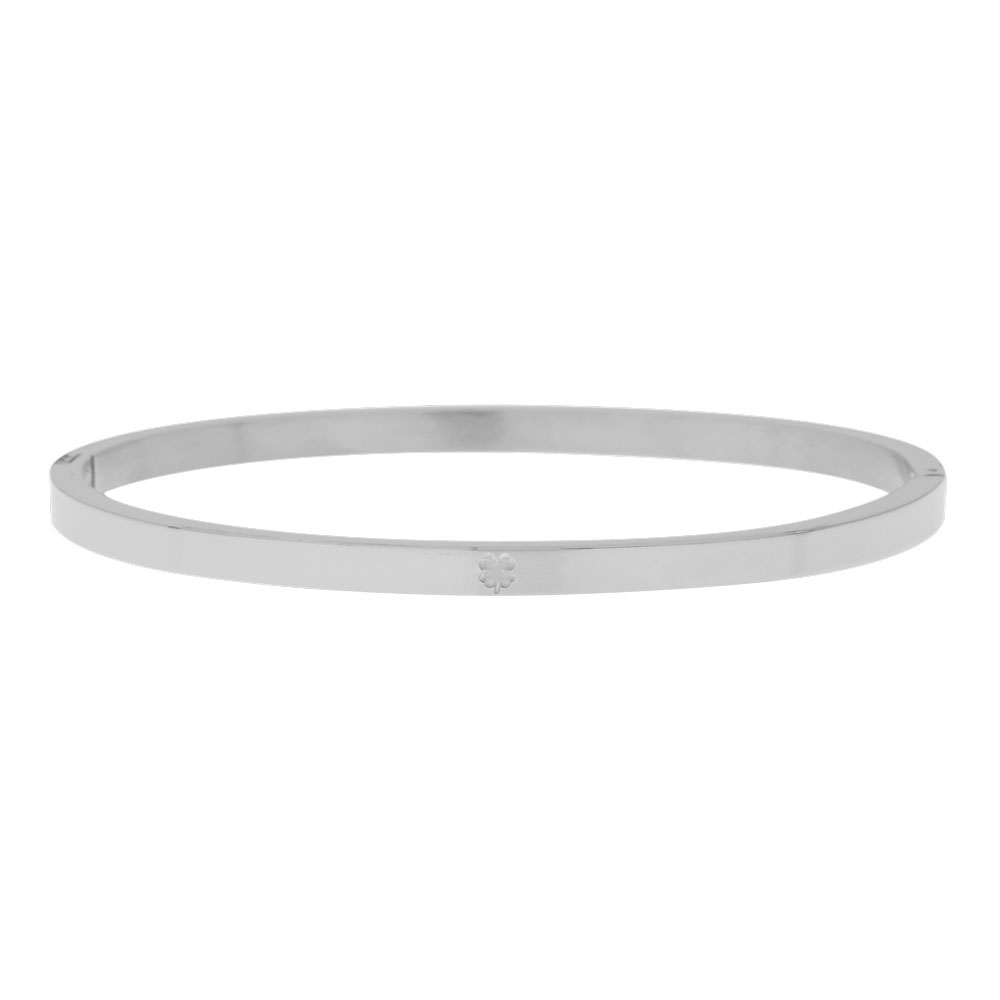 Bangle bracelet clover