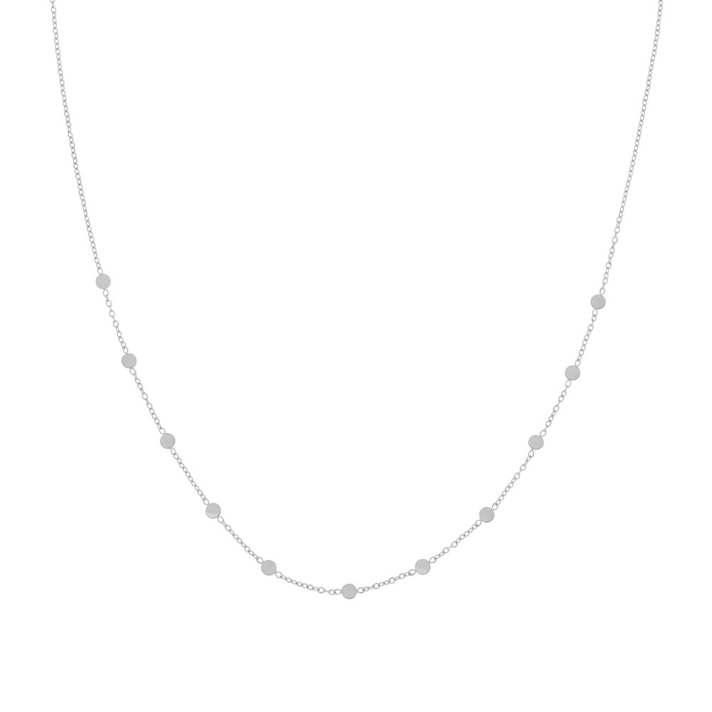Necklace classic coins silver