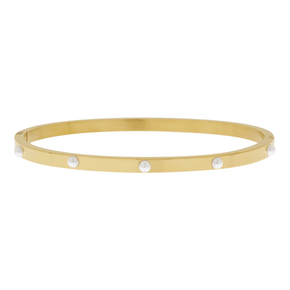 Bangle bracelet pearls Bangle bracelet pearls