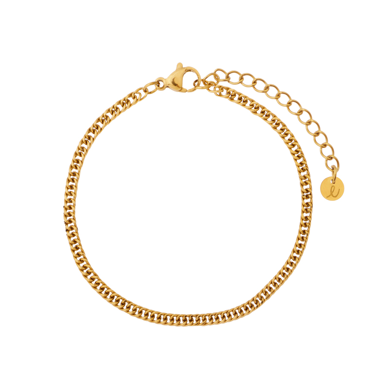 Bracelet basic chain gold Bracelet basic chain gold