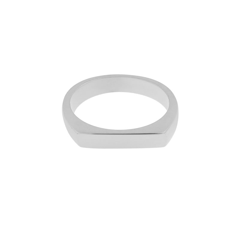 Ring statement bar silver