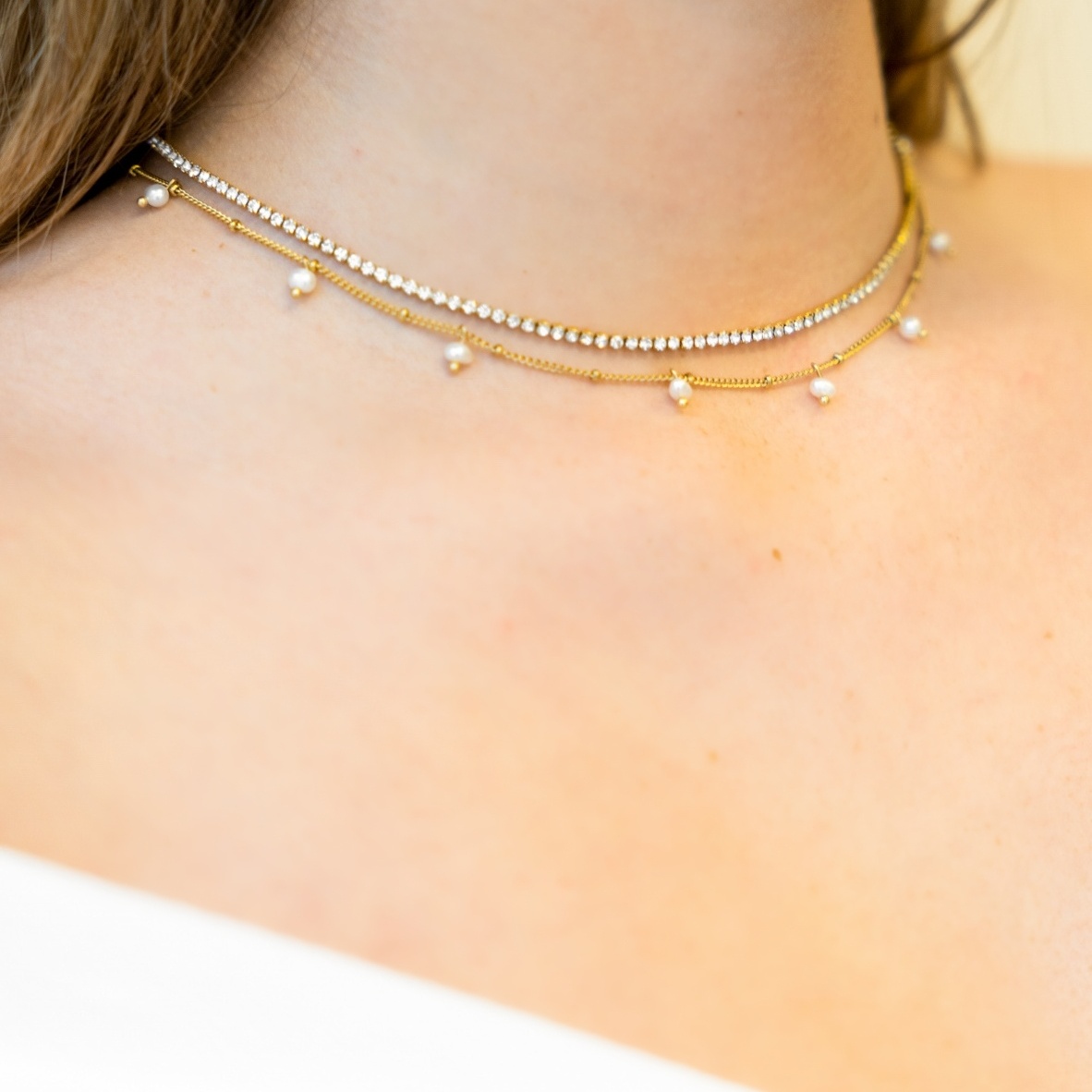 Ketting parels overal Ketting parels overal