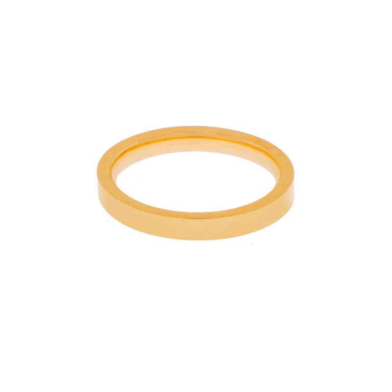 Ring basic square large gold