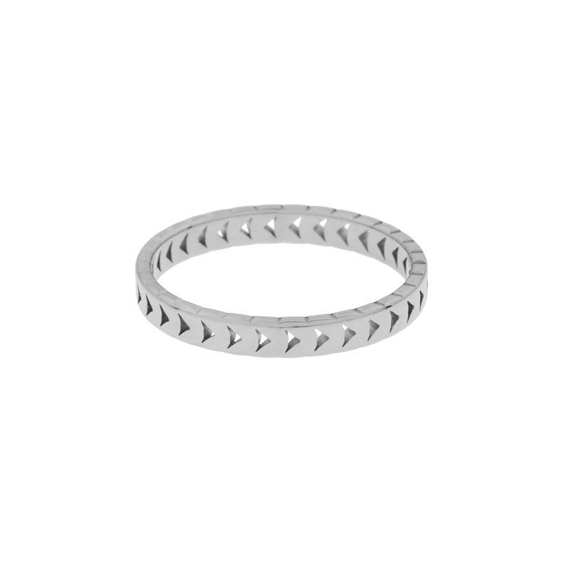 Ring minimalistische uitgesneden in het midden zilver Ring minimalistische uitgesneden in het midden zilver