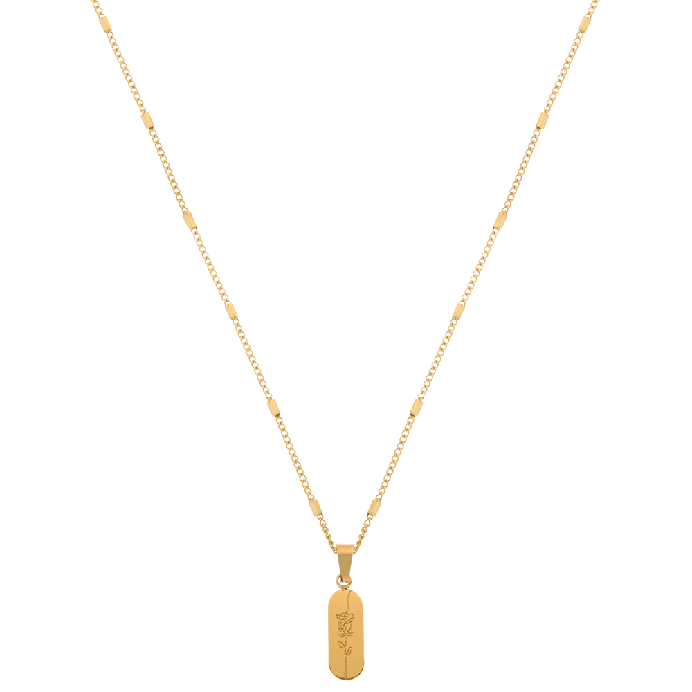 Necklace with pendant rose gold Necklace with pendant rose gold