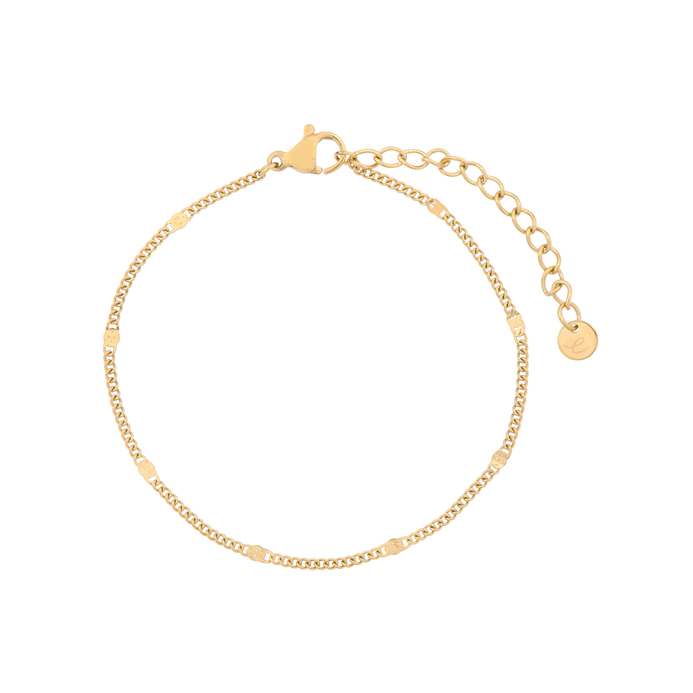 Armband basic muntjes goud Armband basic muntjes goud