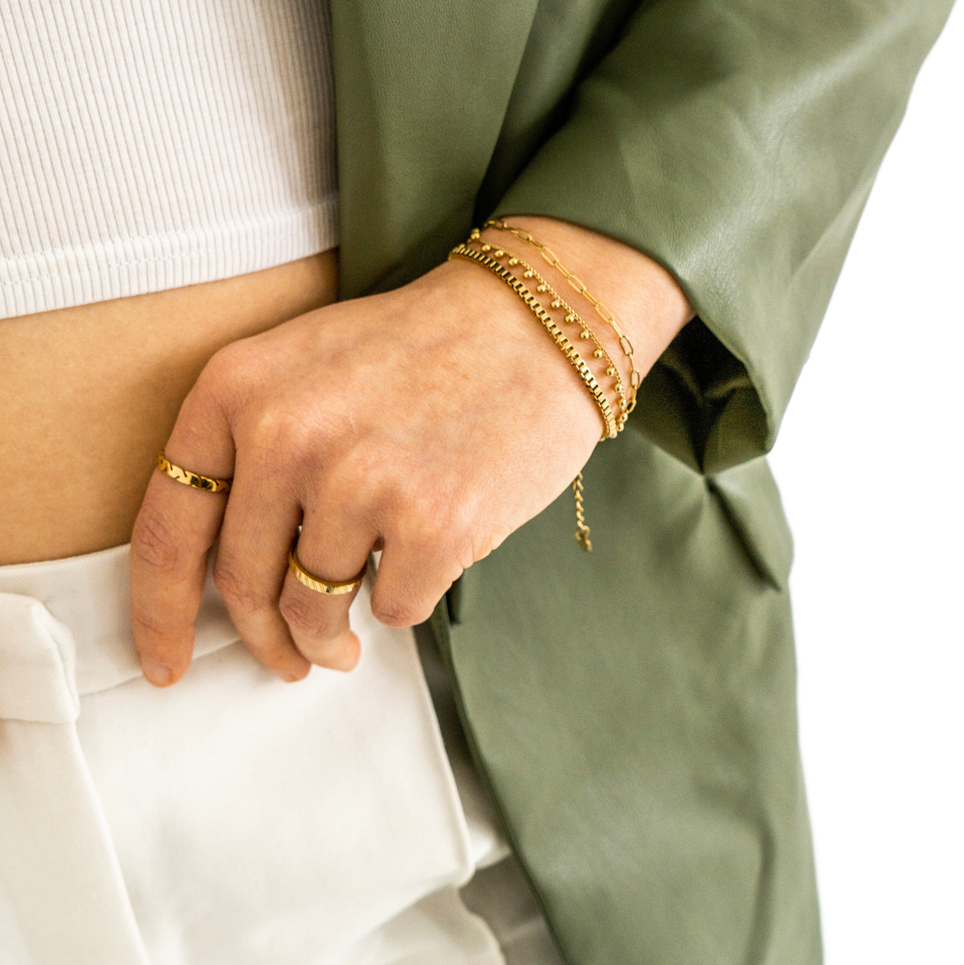 Armband basic blokjes Armband basic blokjes