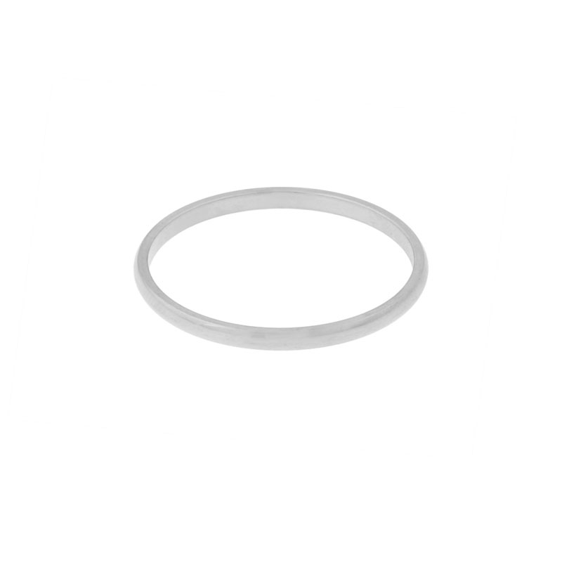Ring basic rond smal zilver Ring basic rond smal zilver