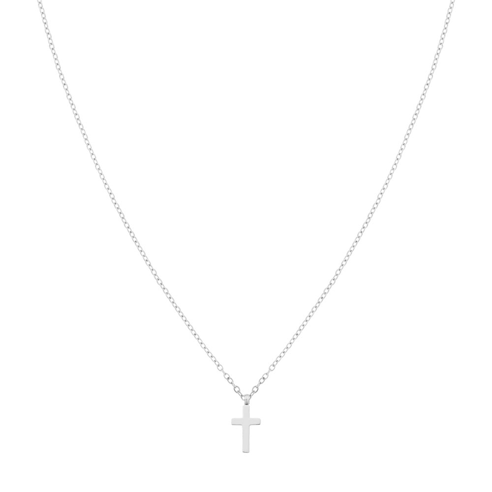 Necklace charm cross silver Necklace charm cross silver