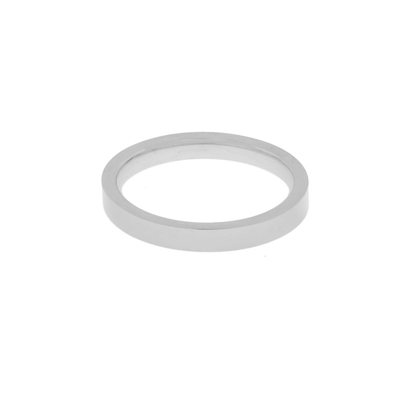 Ring basic square large silver