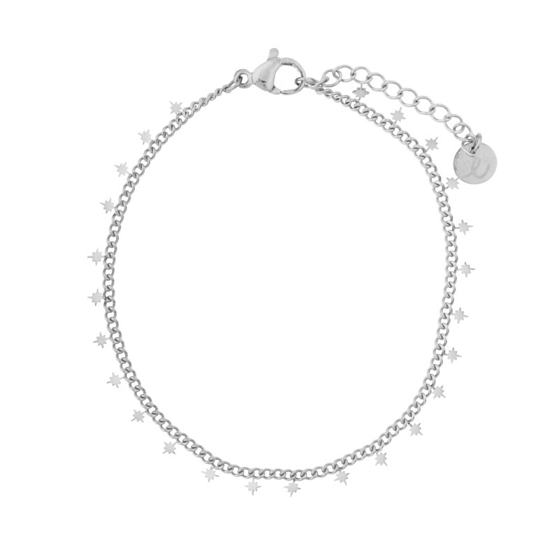 Bracelet tiny northstars silver