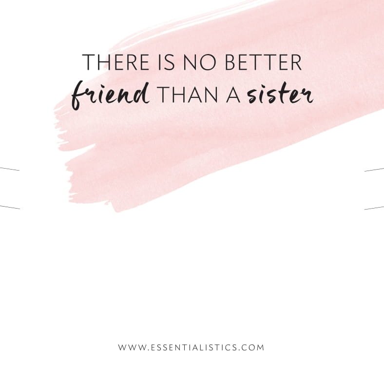 Bracelet card - There is no better friend than a sister