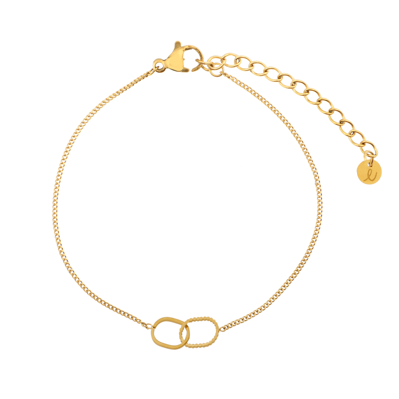 Bracelet share ovals gold Bracelet share ovals gold