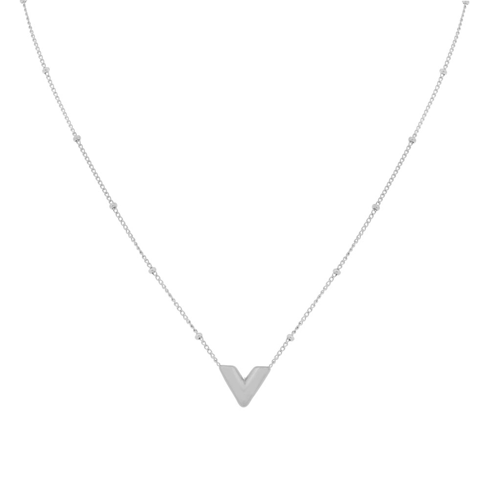 Necklace V silver