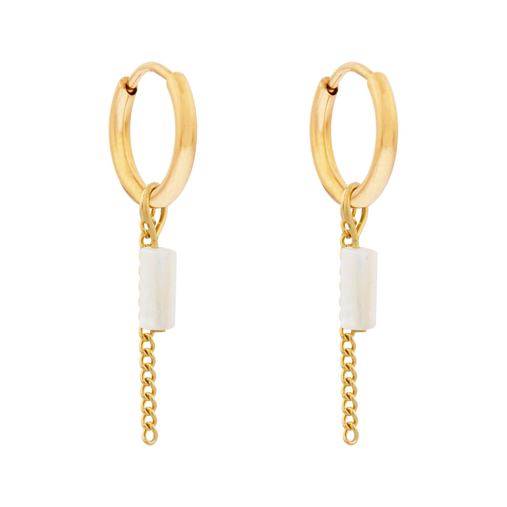 Earrings fine iconic gold