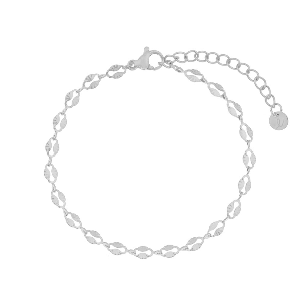 Bracelet basic shell silver