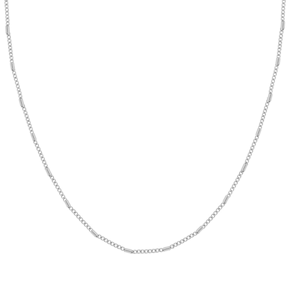 Necklace basic bars silver