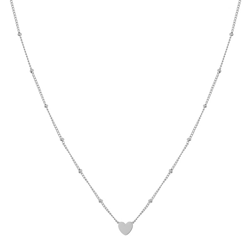 Necklace share heart silver