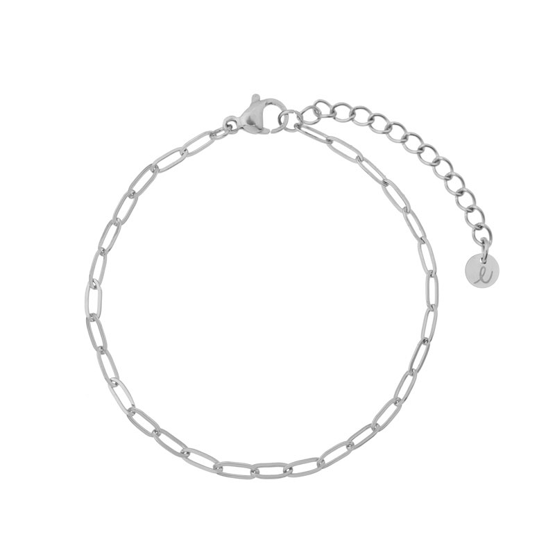 Bracelet basic links silver