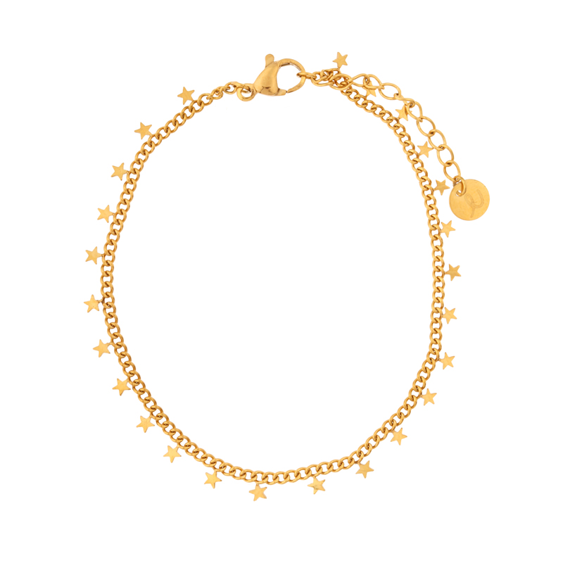 Bracelet tiny stars gold