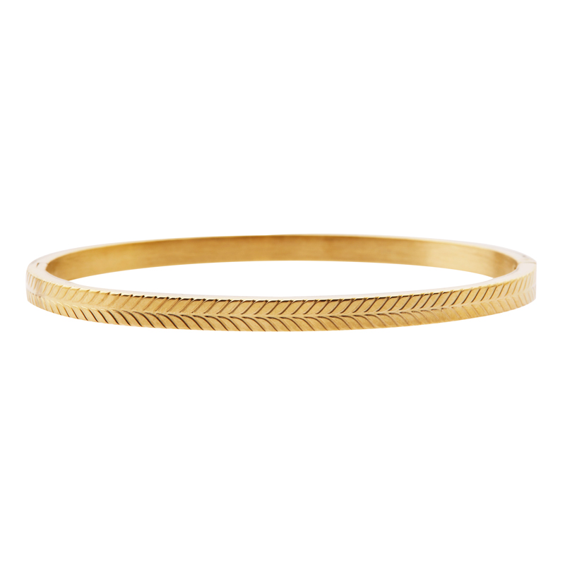 Bangle bracelet arrows gold