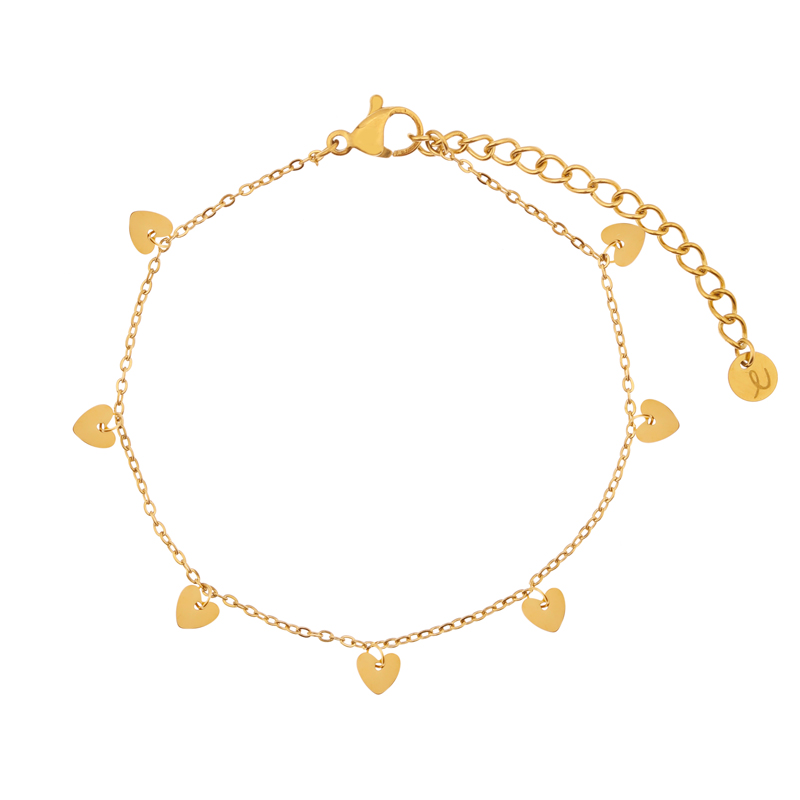 Bracelet a lot of hearts gold Bracelet a lot of hearts gold