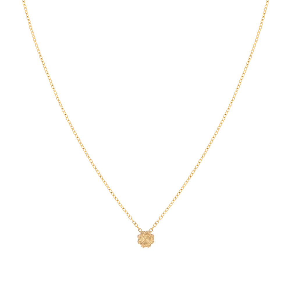 Necklace charm clover gold