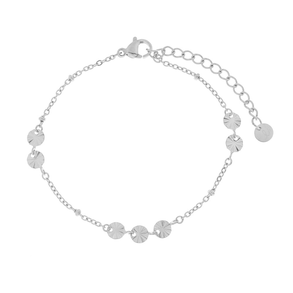 Bracelet iconic coins silver