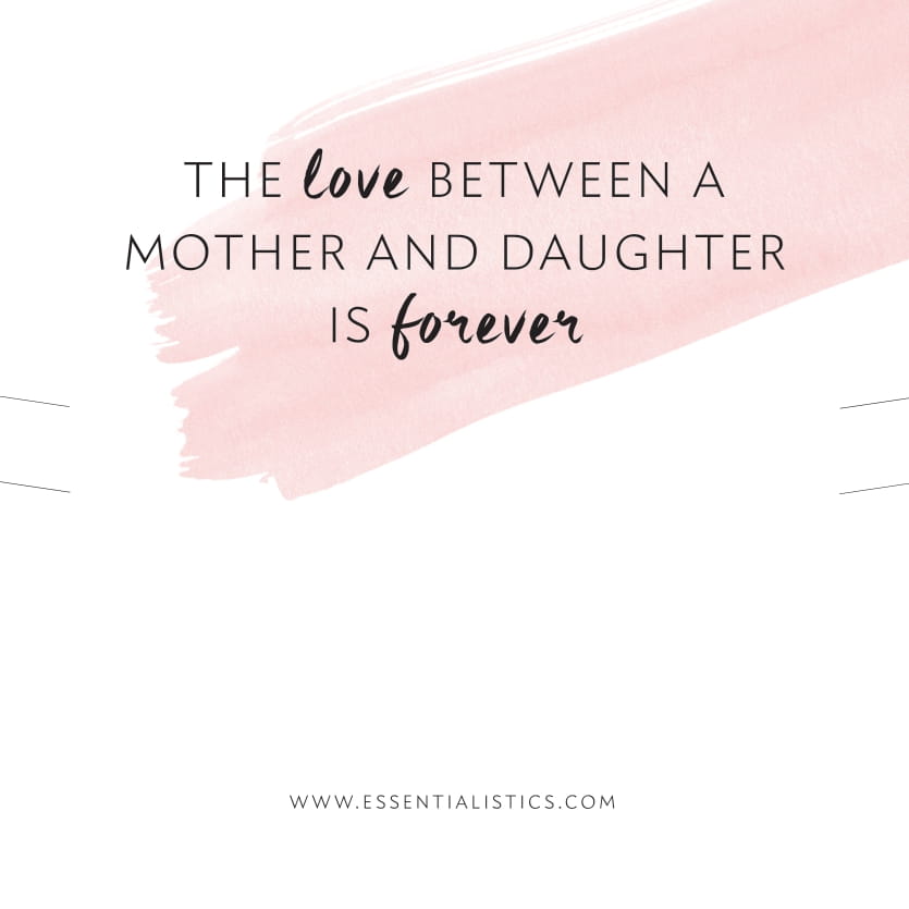 Bracelet card - The love between a mother and daughter is forever