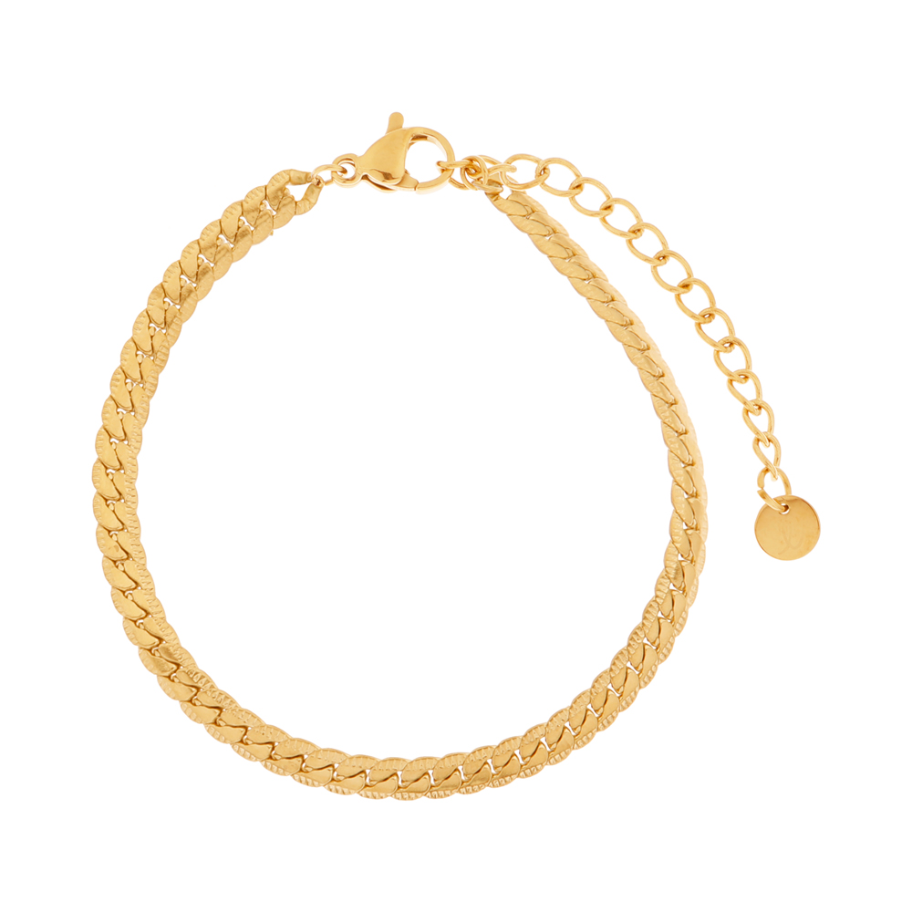 Bracelet basic bold chain gold Bracelet basic bold chain gold